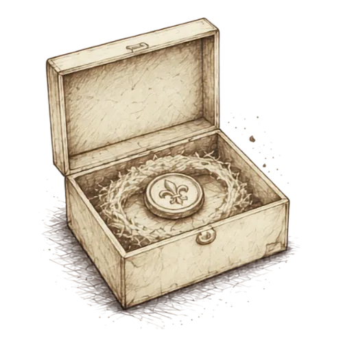 Caja de presentación y pieza protegida